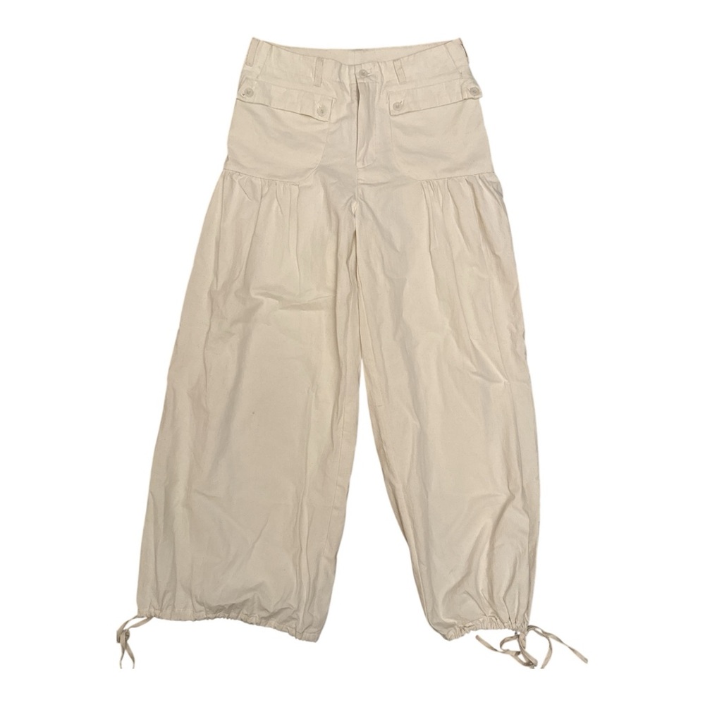 NWT Boutique brand Cream Wide-Leg Pants size small boho, free people style